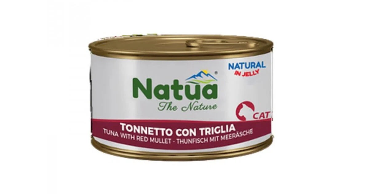 Natua котка Риба тон с барбун в желе 85 гр