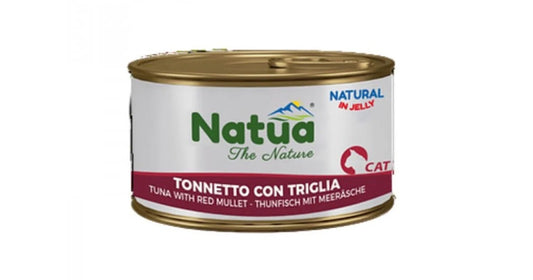 Natua котка Риба тон с барбун в желе 85 гр