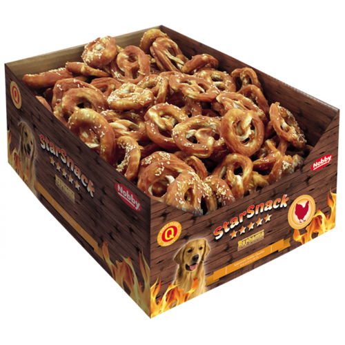 NOBBY лакомство StarSnackBarbecue Chicken Pretzel 6,5см/200бр
