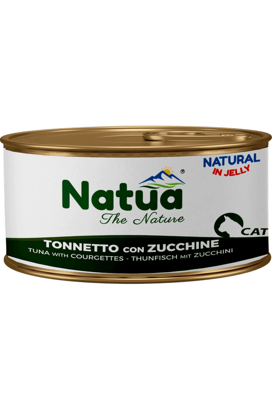 Natuа котка Риба тон и тиквички в желе 85 гр