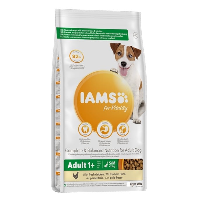 Iams за кучета от дребни и средни породи с пилешко