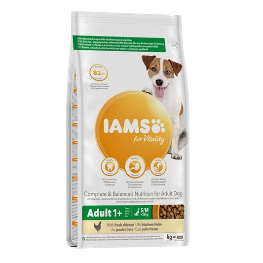 Iams за кучета от дребни и средни породи с пилешко