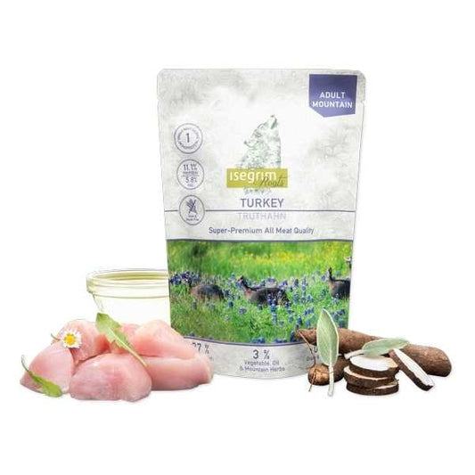 ISEGRIM куче пуйка монопротеин пауч 410 гр.