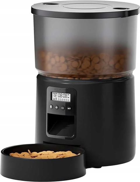 Автоматична хранилка за котки и кучета от мини породи