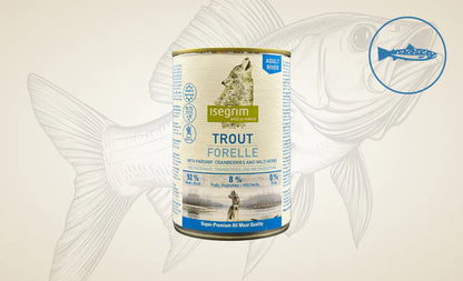 ISEGRIM куче пъстърва, пащърнак и червени боровинки