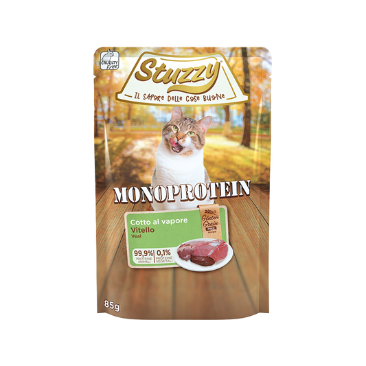 STUZZY monoprotein пауч за котки с телешко 85гр