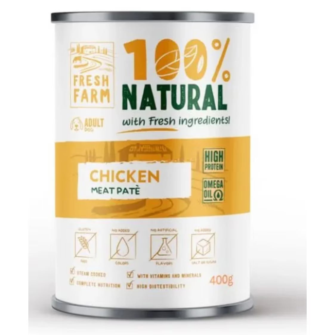 ФРЕШ ФАРМ куче фин пастет Пиле