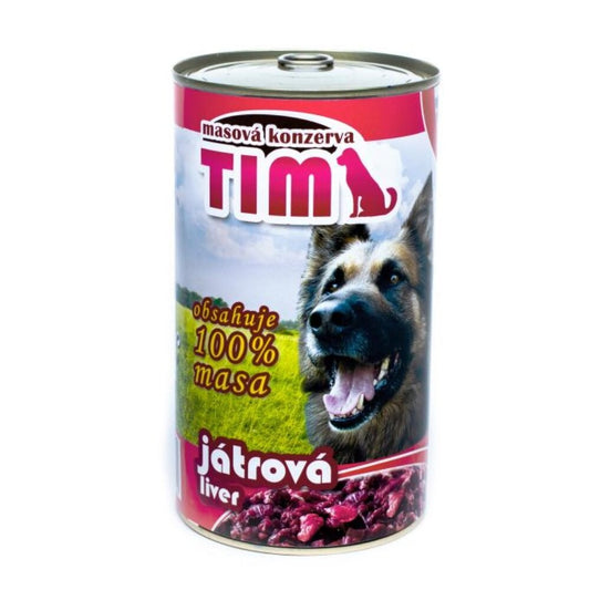 Tim кучешка консерва със 100% месо 1200гр.