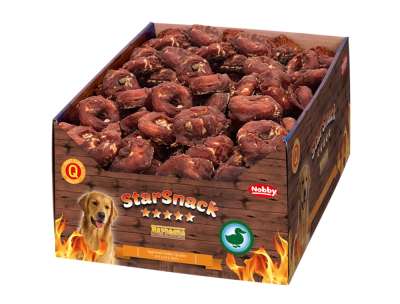 NOBBY лакомство StarSnack 2в1 Barbecue Donut Duck 5см/25гр/200бр