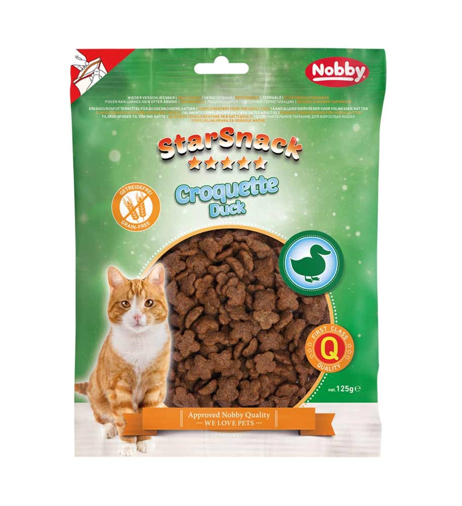 NOBBY лакомство за котка StarSnack Croquette Duck 125гр