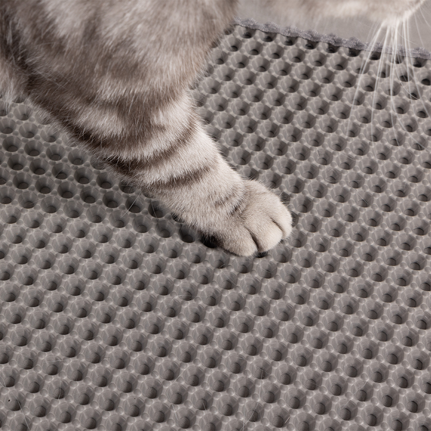 UNIQ PETS двуслойна постелка пред котешка тоалетна