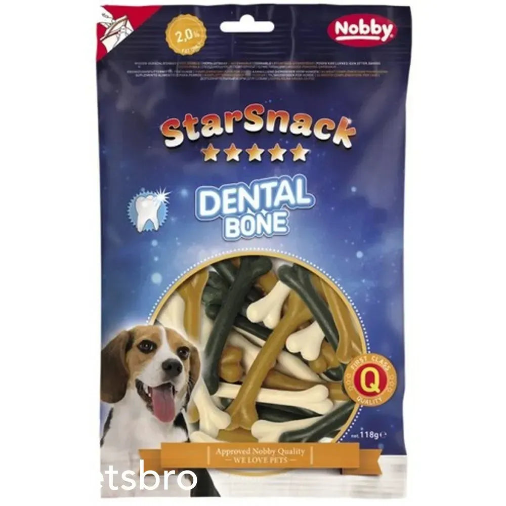 NOBBY лакомство StarSnack Dental Bone 8см/118гр