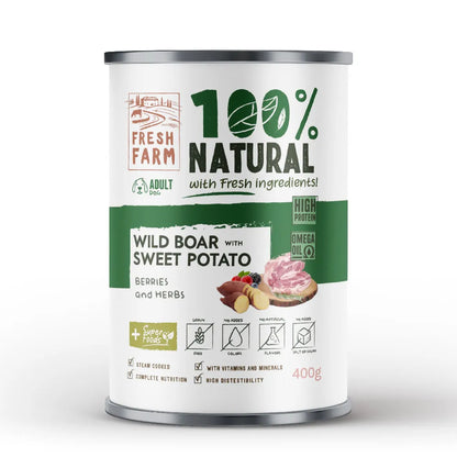 ФРЕШ ФАРМ куче терин Глиган, горски плодове и билки 400гр
