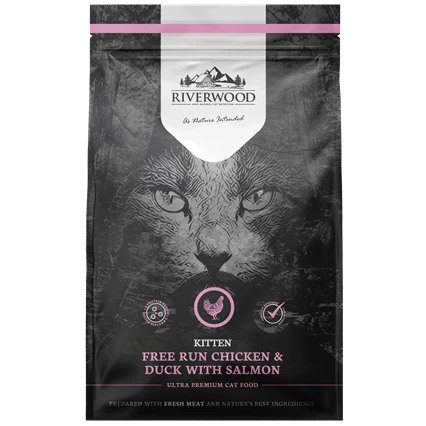 RIVERWOOD бебе коте с пиле, патица и сьомга
