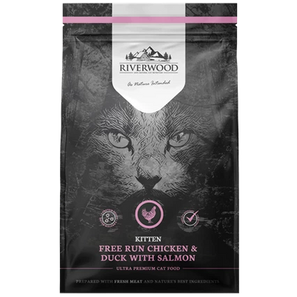 RIVERWOOD бебе коте с пиле, патица и сьомга