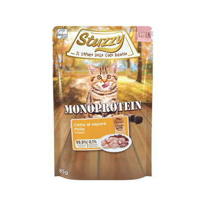 STUZZY monoprotein пауч за бебета котки с пиле 85гр