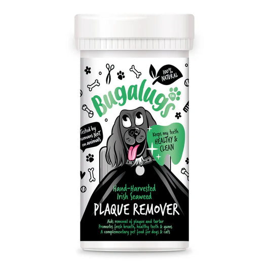 Bugalugs 100% натурална прах за премахване на плака за кучета и котки