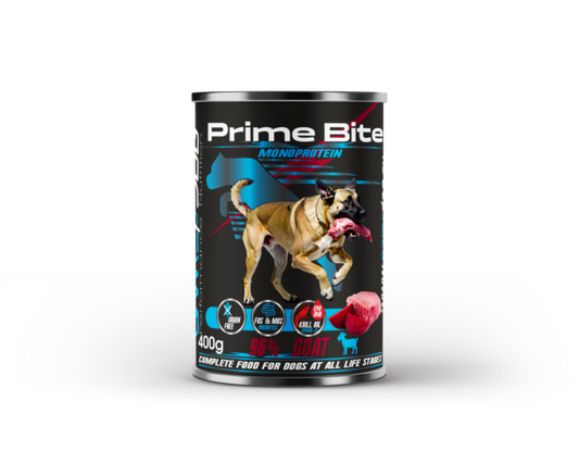 Prime Bite-консерва за куче с козе месо и цвекло 400гр