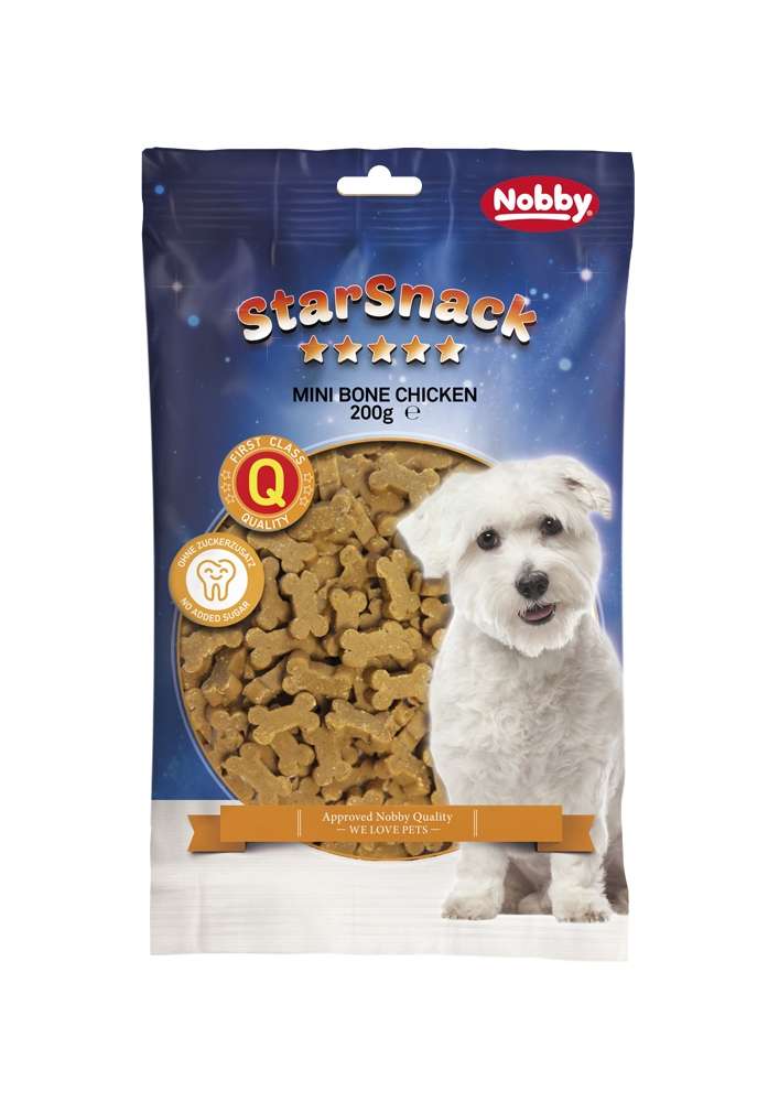 NOBBY лакомство StarSnack Mini Bones с пиле 200гр