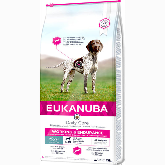 EUKANUBA  DOG ADULT WORKING & ENDURANCE 15+4кг