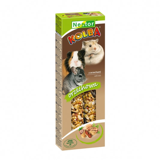 Класическа пръчица за гризачи и зайци с ядки