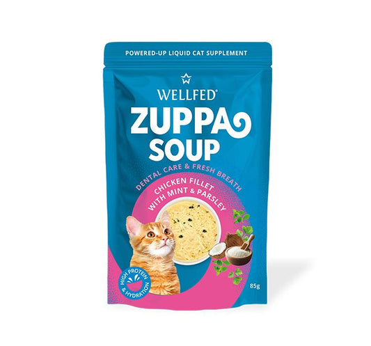 ZUPPA SOUP супа за котки с пилешки филета, мента и кокос 85гр