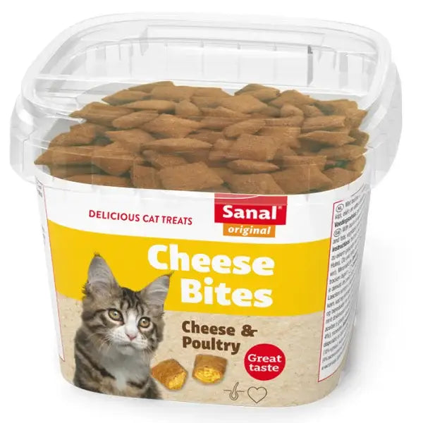 SANAL хапки със сирене за котки 75гр