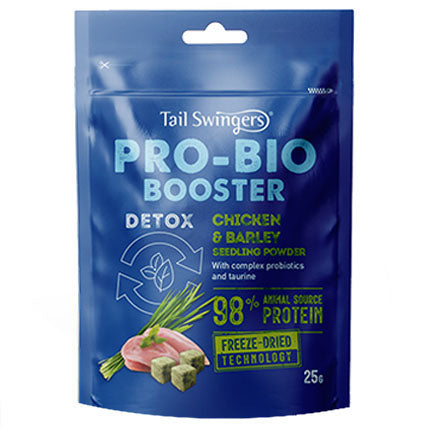 Tail Swingers Pro-Bio Booster с пилешко, ечемик и кълнове