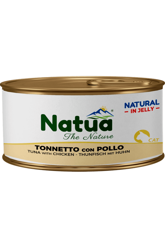 Natua котка Риба тон и пиле в желе 85 гр