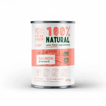 ФРЕШ ФАРМ куче фин пастет Сьомга