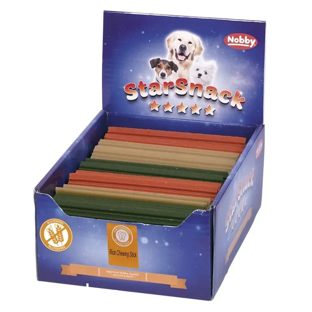 NOBBY лакомство StarSnack Rice Chewing Stick 17см/70бр