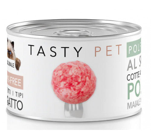TASTY PET консерва за котка кюфтенца с пиле, ананас и морков 130гр