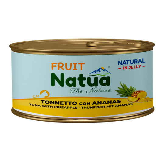 Natua котка Риба тон с ананас в желе 85 гр