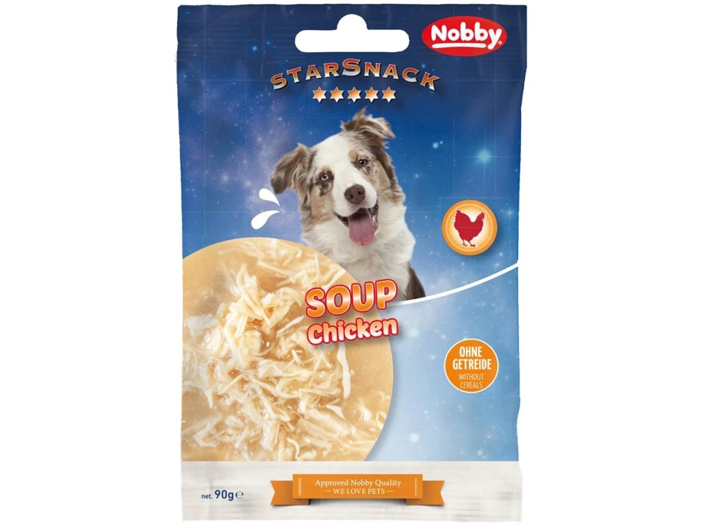 NOBBY пилешка супа за кучета 90гр