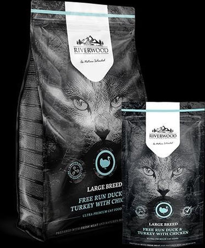 RIVERWOOD 240006 dry kitten Large breeds with duck, turkey and chicken 2kg
