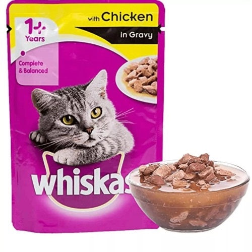 Whiskas Пилешко в сос 1+ years 100 гр.