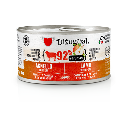 DISUGUAL FRUIT-консерва пастет за кучета с агне и круша