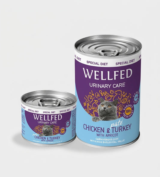 WELLFED пастет URINARY CARE с пиле, пуйка и кайсия