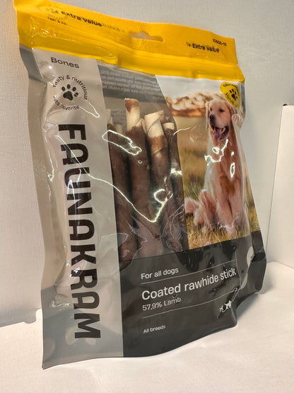 Faunakram Coated Rawhide Stick с агнешко месо