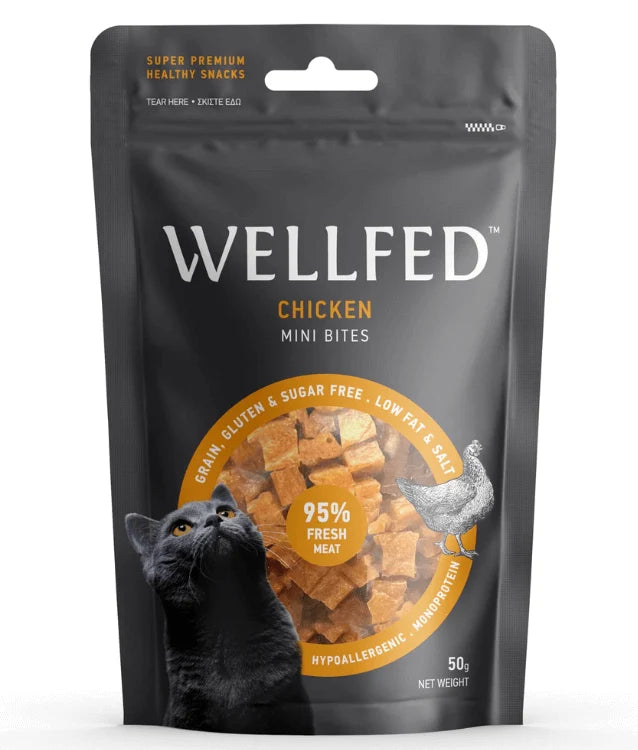 Wellfed лакомство за котки с пиле 50гр