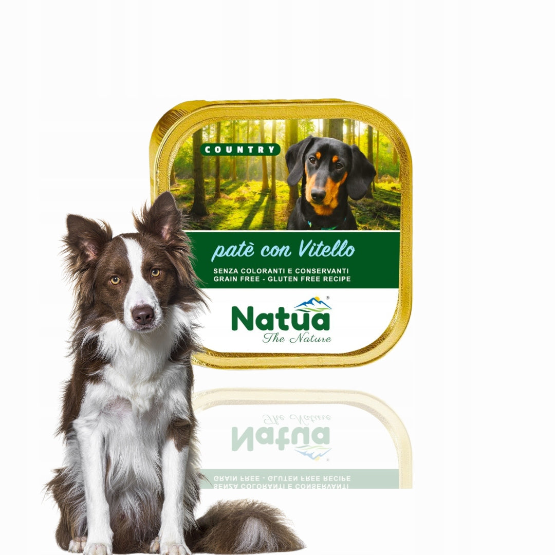 Пастет NATUA за кучета с телешко 100гр