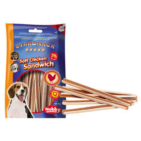 NOBBY лакомство StarSnack Soft Chicken Sandwich 70гр
