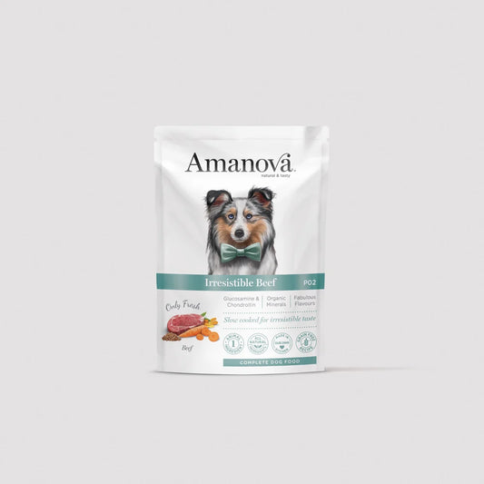 Amanova пауч за кучета с говеждо