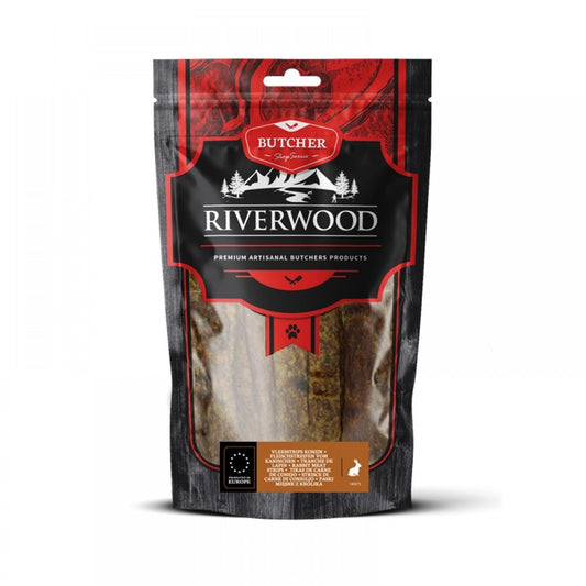 RIVERWOOD сушени лакомства заешки ленти 150гр