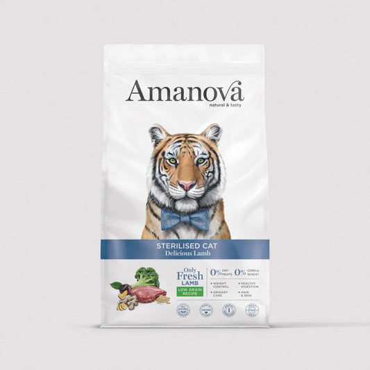 Amanova храна за кастрирани котки с агне