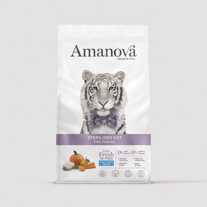 Amanova храна за кастрирани котки с риба