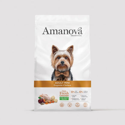 Amanova храна за възрастни кучета от мини породи с пиле
