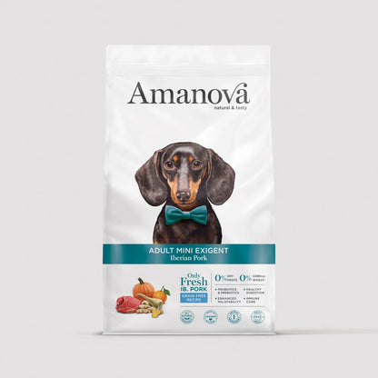 Amanova храна за кучета от мини породи с капризен апетит с Иберийско свинско