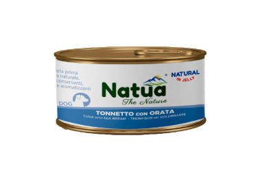 Natua куче Риба тон и ципура в желе 85гр