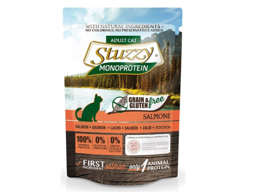 STUZZY monoprotein пауч за котки със сьомга 85гр
